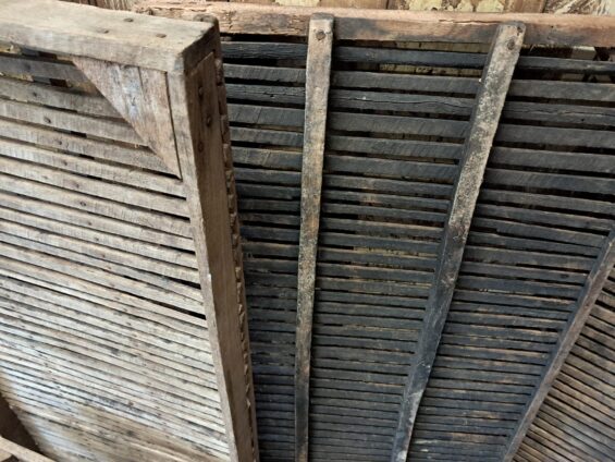 french wooden fruit drying racks decorative artefacts art homewares