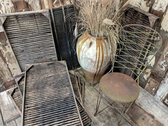 french wooden fruit drying racks decorative artefacts art homewares