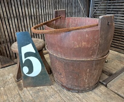 wooden chinese well bucket garden planters decorative homewares