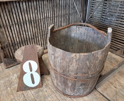wooden chinese well bucket garden planters decorative homewares