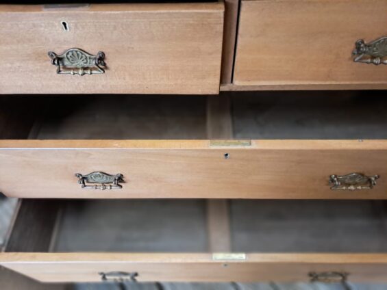 pine 2 over 3 drawers furniture