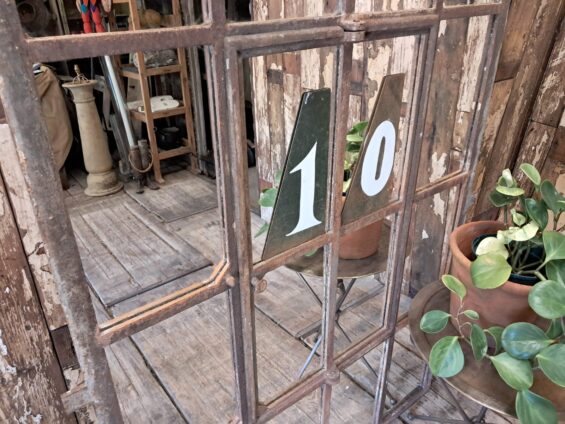 cast iron arch top window mirror mirrors garden