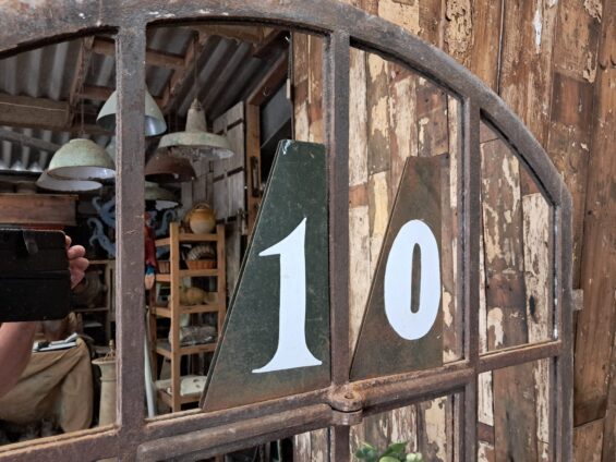 cast iron arch top window mirror mirrors garden