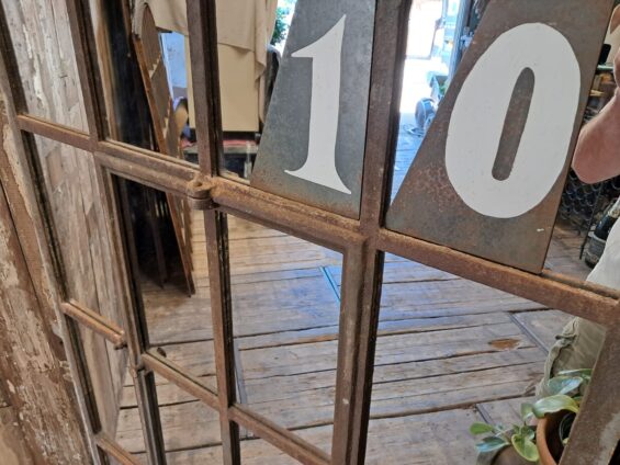 cast iron arch top window mirror mirrors garden
