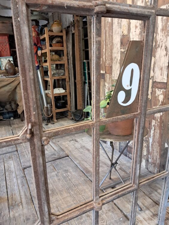 cast iron arch top window mirror mirrors garden