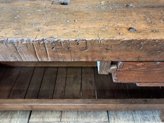 wooden workbench vice furniture tables industrial