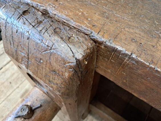 wooden workbench vice furniture tables industrial