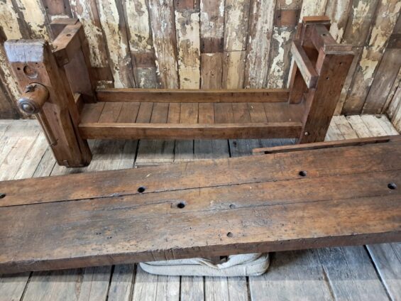 wooden workbench vice furniture tables industrial