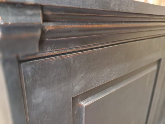 painted french wooden shelved pantry cupboard furniture cupboards & cabinets