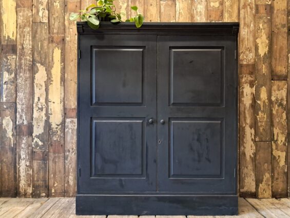 painted french wooden shelved pantry cupboard furniture cupboards & cabinets