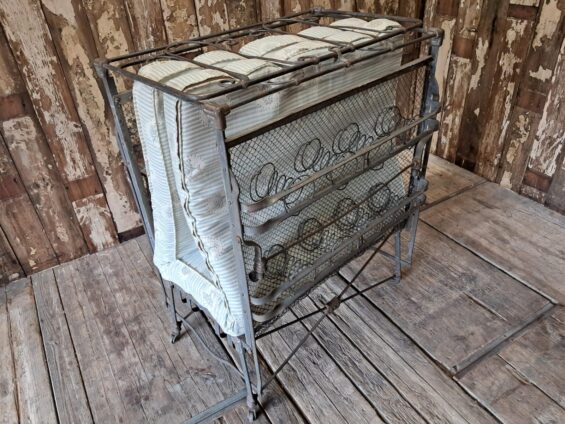 vintage steel day bed seating sofas decorative homewares