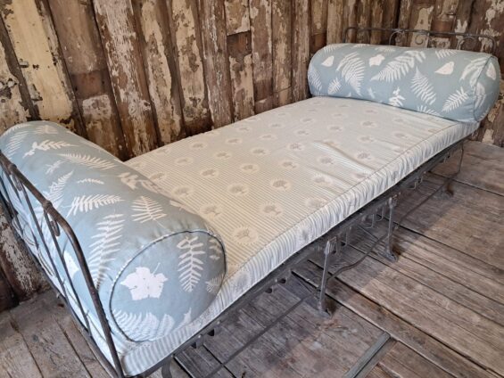 vintage steel day bed seating sofas decorative homewares