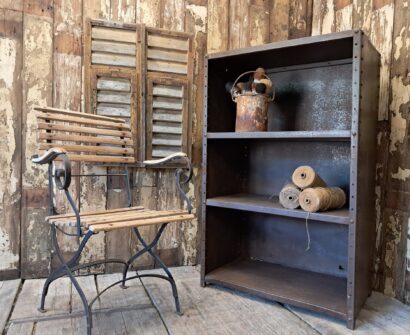 metal shelf unit industrial furniture storage
