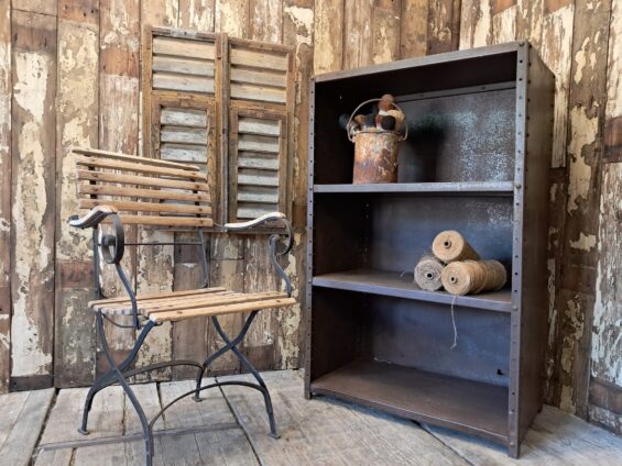 metal shelf unit industrial furniture storage