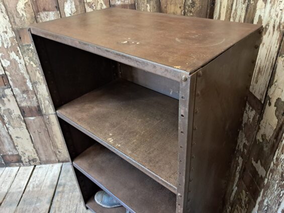 metal shelf unit industrial furniture storage