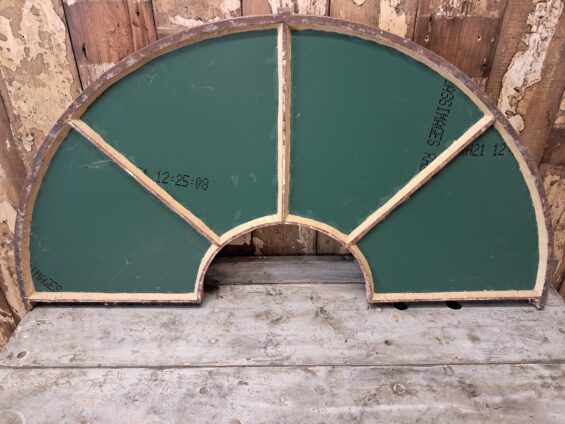 fanlight semi circular window mirror original frame mirrors garden