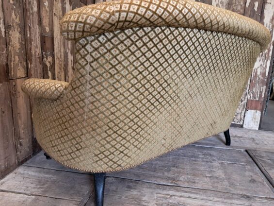 french upholstered napoleon iii sofa seating