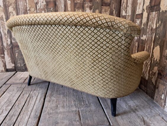 french upholstered napoleon iii sofa seating