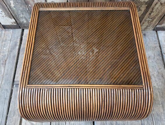 pencil reed glass coffee table furniture tables