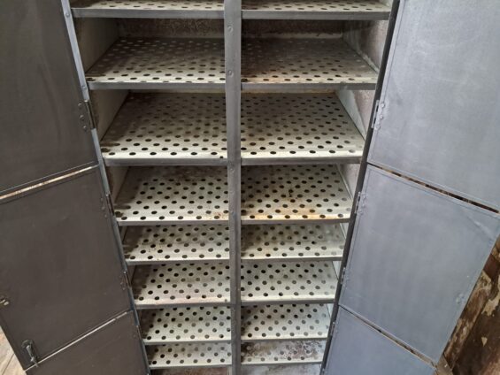 metal shelved cabinet furniture cupboards industrial