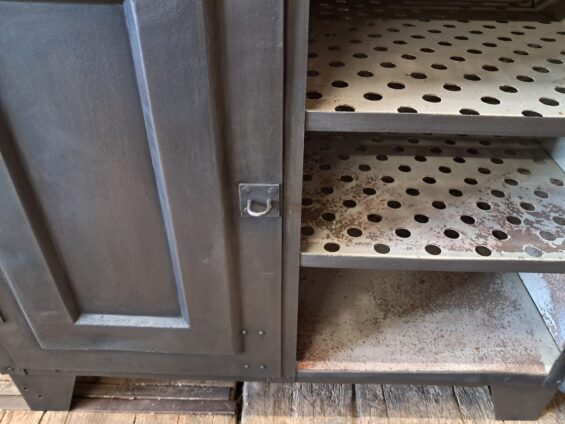 metal shelved cabinet furniture cupboards industrial