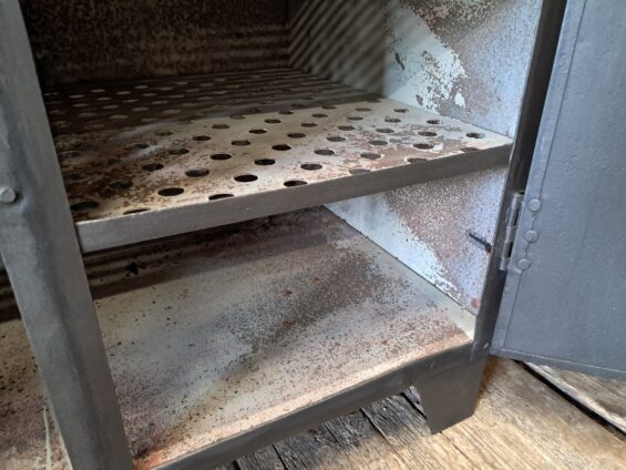 metal shelved cabinet furniture cupboards industrial