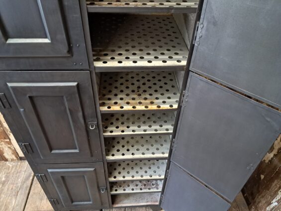metal shelved cabinet furniture cupboards industrial