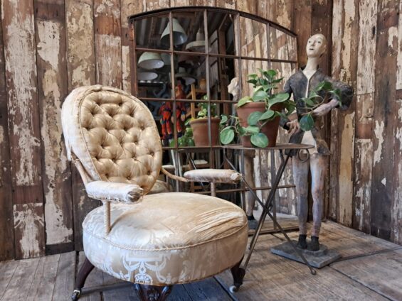 steel arch top window mirror mirrors garden