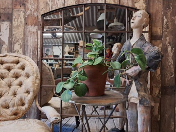 steel arch top window mirror mirrors garden