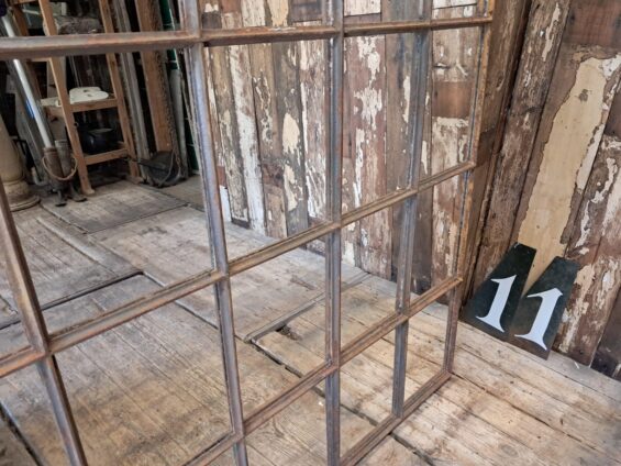 steel arch top window mirror mirrors garden
