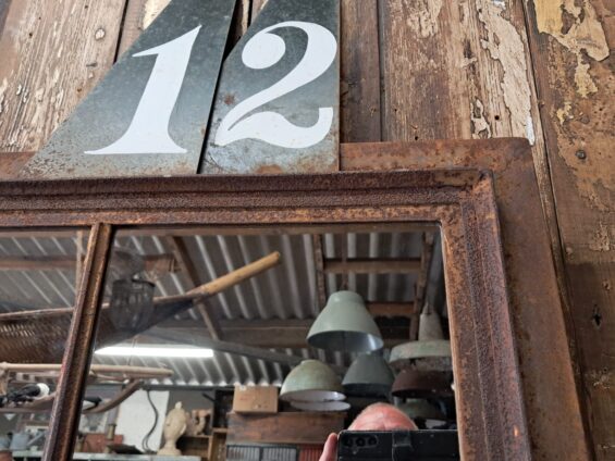 steel straight edge window mirror mirrors garden