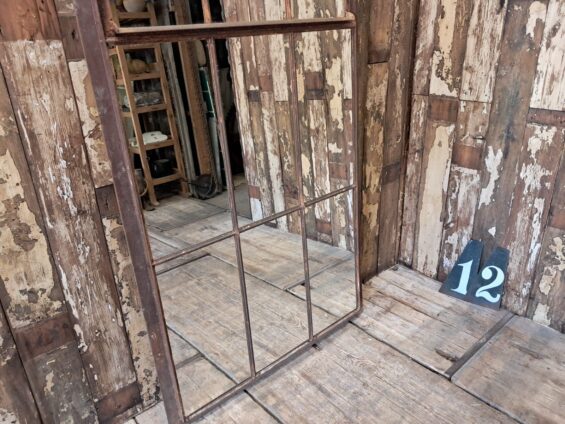 steel straight edge window mirror mirrors garden
