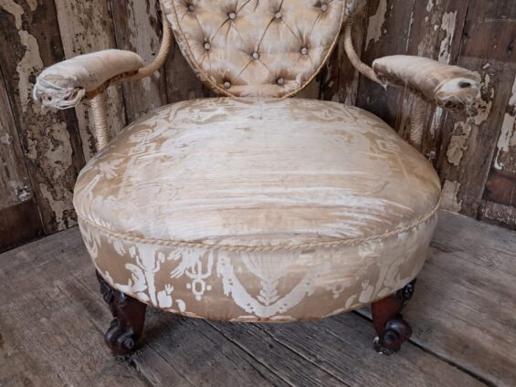 victorian iron back armchair seating armchairs