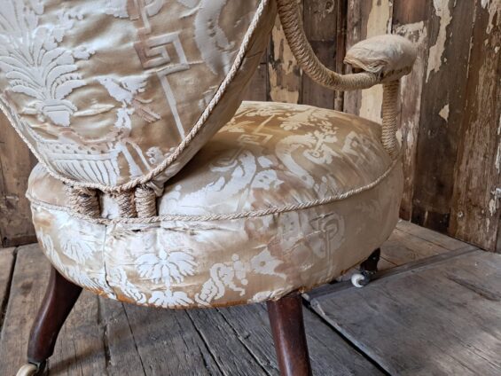 victorian iron back armchair seating armchairs