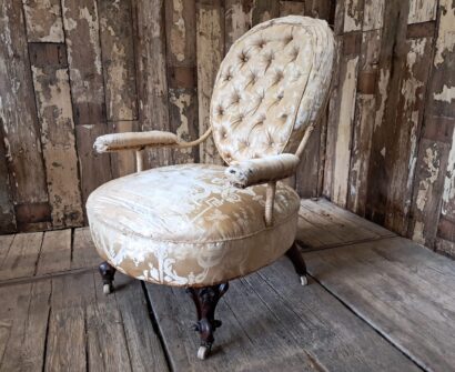 victorian iron back armchair seating armchairs