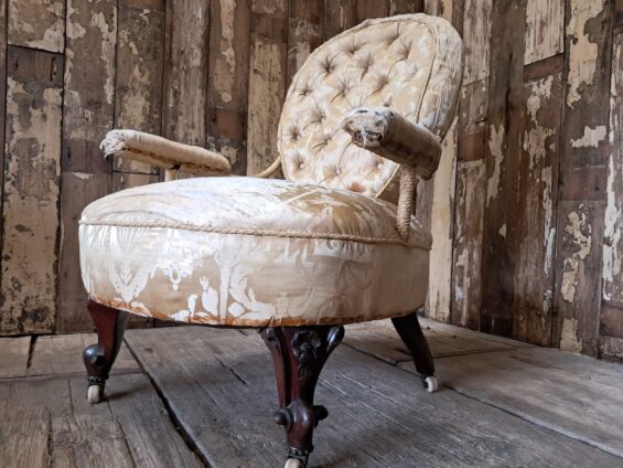 victorian iron back armchair seating armchairs