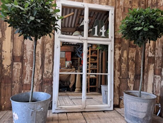 german wooden mirrored window mirrors garden