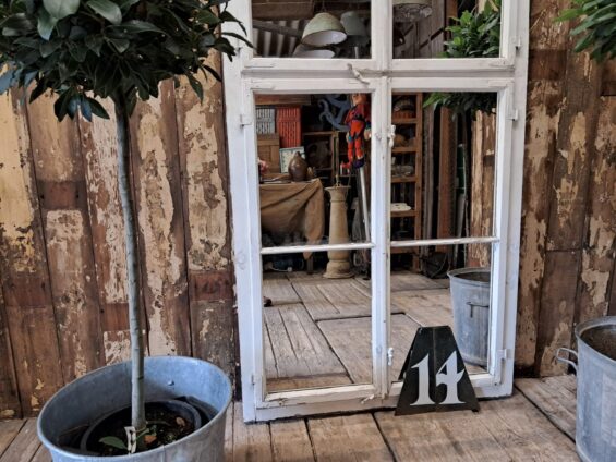 german wooden mirrored window mirrors garden