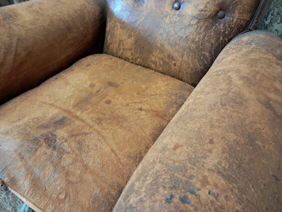 leather cigar cub chair seating armchairs