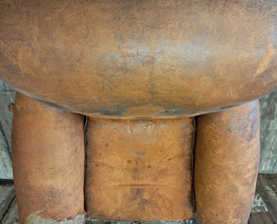 leather cigar cub chair seating armchairs