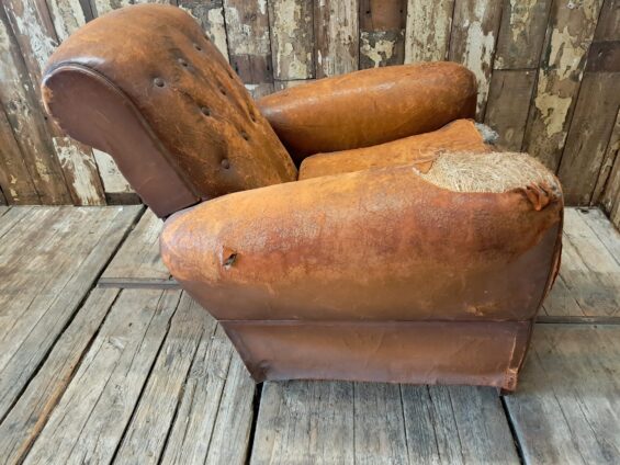 leather cigar cub chair seating armchairs