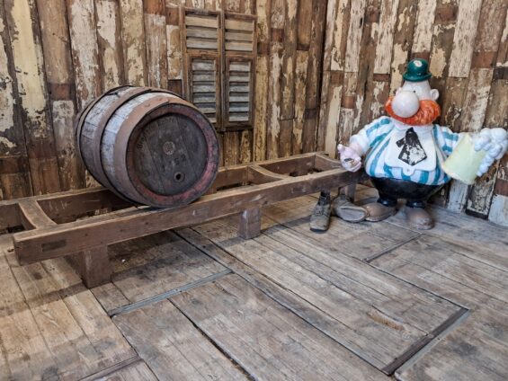 pine barrel rack garden decorative homewares