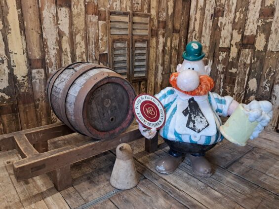 pine barrel rack garden decorative homewares