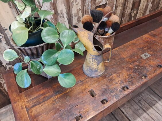 wooden workbench vice furniture tables industrial
