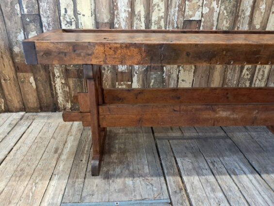 wooden workbench vice furniture tables industrial