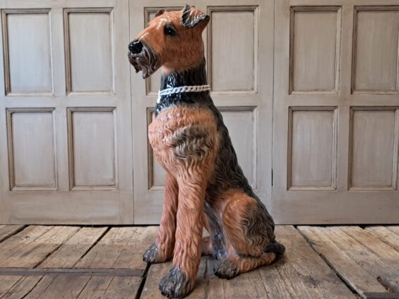 ceramic dog statue ornament decorative homewares