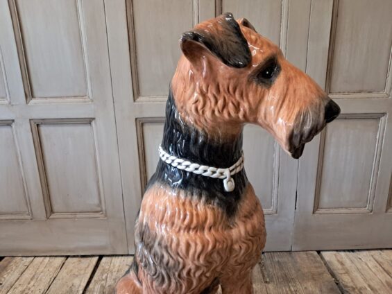 ceramic dog statue ornament decorative homewares