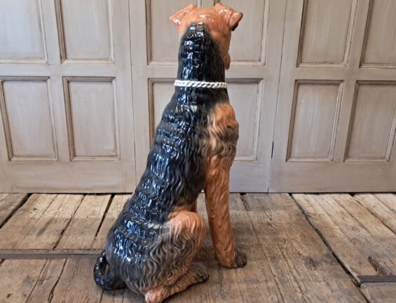 ceramic dog statue ornament decorative homewares