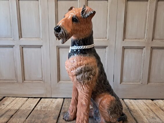 ceramic dog statue ornament decorative homewares