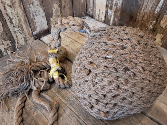 hemp boat fender decorative homewares artefacts garden